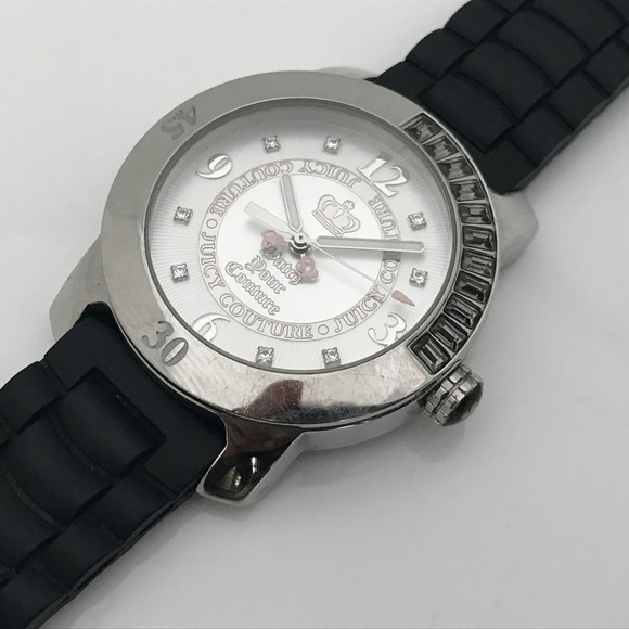 Juicy Couture Women Watch Analog Black Band 3ATM - Picture 2 of 8